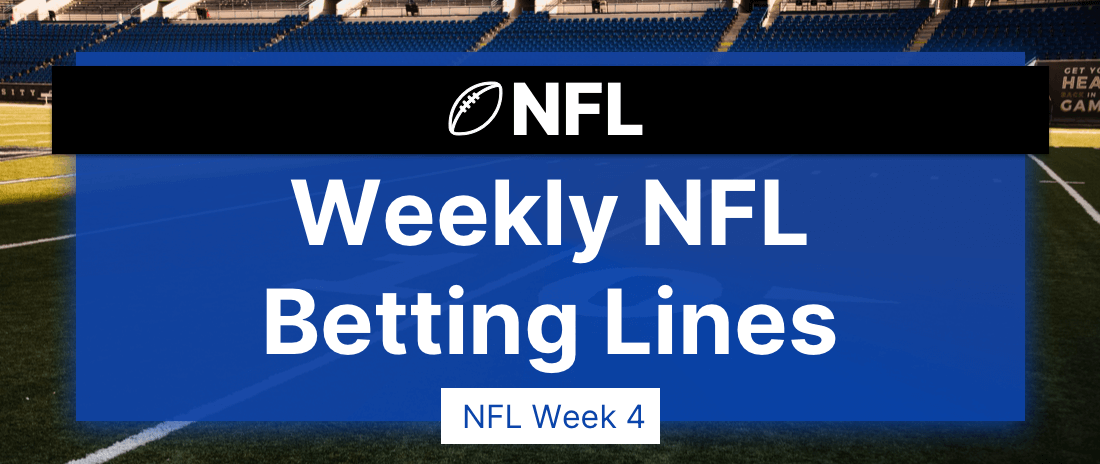 NFL Lines Week 4, NFL Odds Week 4
